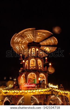 BONN, GERMANY - DECEMBER 4: Christmas market on December 4, 2012 in Bonn, Germany. There are 170 stall at this market.
