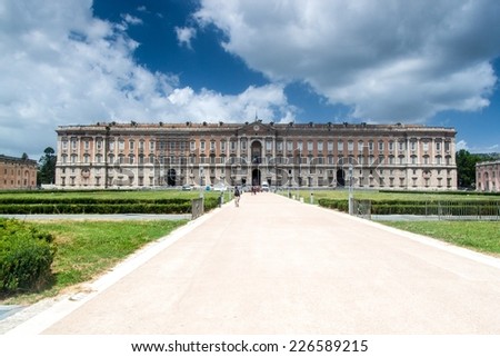 Palace of Caserta in southern Italy