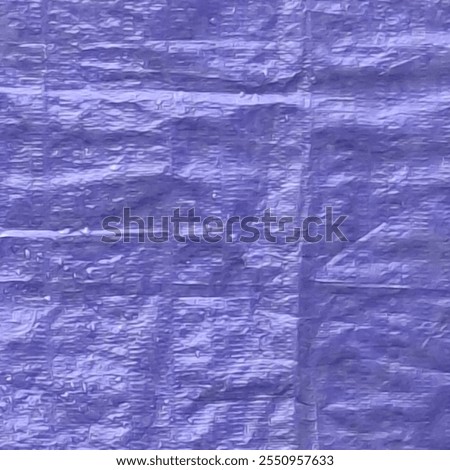 Similar – Image, Stock Photo A purple plastic sheet hangs behind a barrier fence in front of a concrete wall. Construction site, security