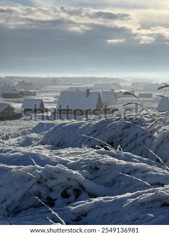 Similar – Foto Bild kalter Novembermorgen