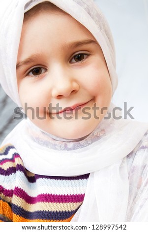 Pretty little muslim girl