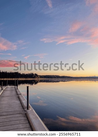 Similar – Image, Stock Photo View under the pier in Scripps Beach, San Diego