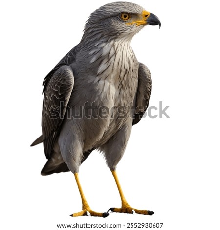 Similar – Image, Stock Photo The red kite glides elegantly through the air. The sky is cloudy, but he looks down spellbound.