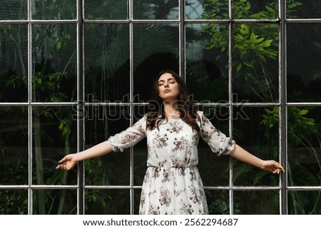 Similar – Image, Stock Photo Behind the windows Berlin
