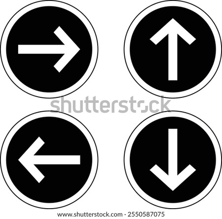 Arrow Icons Vector, different side arrow icon, illustrator, eps, up, down, left, right, side arrow icon