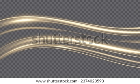 Abstract light speed motion effect.Gold color spiral glow effect.Magic shiny lin