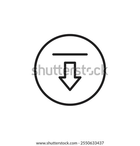 Download thin line vector icon.