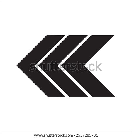 arrow. Black arrow pointing right. Black large arrow pointing right. Bold thine long arrow. Vector illustration.