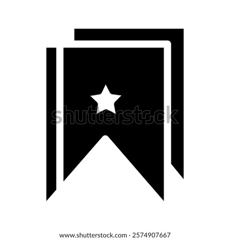 Premium bookmark icon or logo in line style. High quality sign and symbol on a white background. Vector outline pictogram for infographic, web design and app development.
