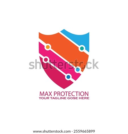 Max Protection Logo Template Design  