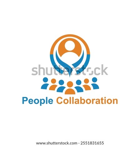 People logo design, Community human Logo