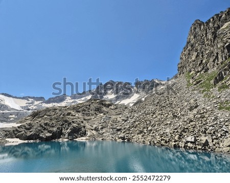 Similar – Image, Stock Photo Artificial snow lake