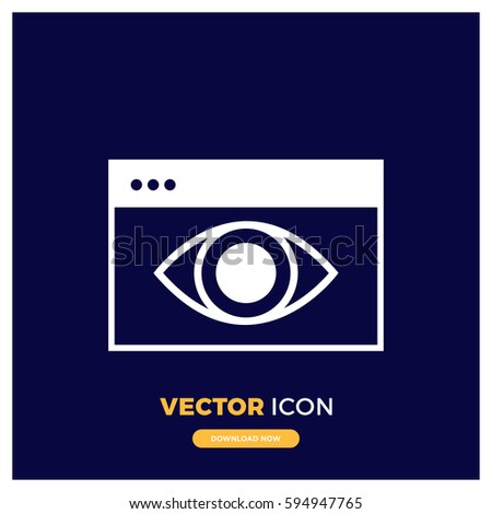 pageviews vector icon illustration