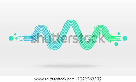 motion floating sound wave equalizer
