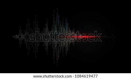 sound wave vector background
