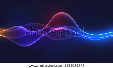 Speaking sound wave illustration vector Stock foto © 