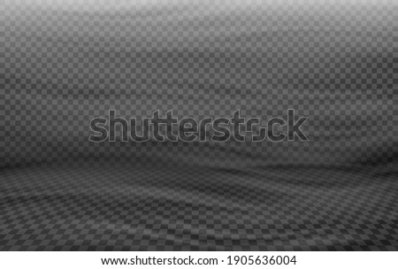 Blowing wind or strong airflow, gentle breeze, windy weather, air movement abstract depiction as semi-transparent vector effect
