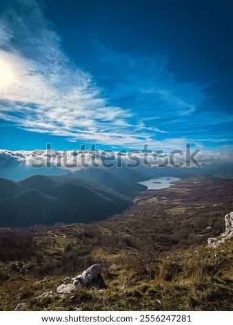 Similar – Image, Stock Photo Artificial snow lake