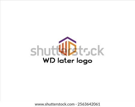 WD Later Logo vector design