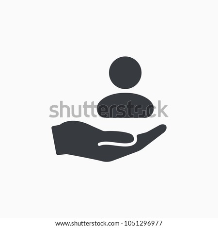 Customer care icon. Customer Retention Patient assistance icon. Service support. Safety pictogram. Icon, care, customer, retention, patient, client, help, consumer, vector, audience, service