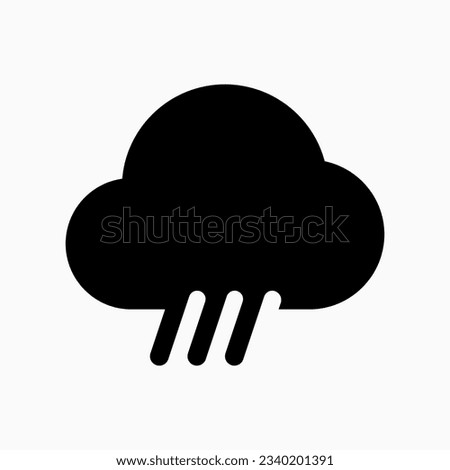 Editable rain, sleet, hail fall vector icon. Part of a big icon set family. Perfect for web and app interfaces, presentations, infographics, etc