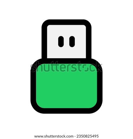 Editable vector usb plug icon. Black, line style, transparent white background. Part of a big icon set family. Perfect for web and app interfaces, presentations, infographics, etc