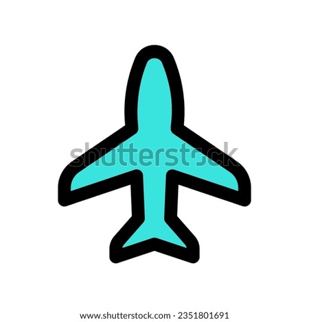 Editable vector airplane mode on icon. Black, line style, transparent white background. Part of a big icon set family. Perfect for web and app interfaces, presentations, infographics, etc