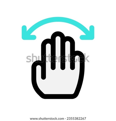 Editable hand swipe vector icon. Part of a big icon set family. Perfect for web and app interfaces, presentations, infographics, etc