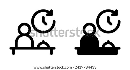 Editable receptionist vector icon. Part of a big icon set family. Perfect for web and app interfaces, presentations, infographics, etc