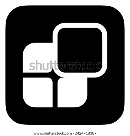 Editable vector app widget icon. Black, line style, transparent white background. Part of a big icon set family. Perfect for web and app interfaces, presentations, infographics, etc