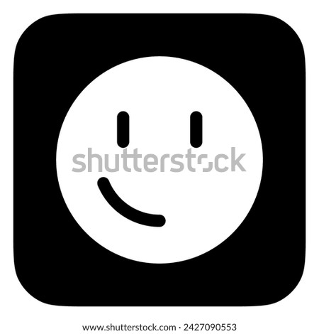 Editable slight smile face vector icon. Part of a big icon set family. Perfect for web and app interfaces, presentations, infographics, etc