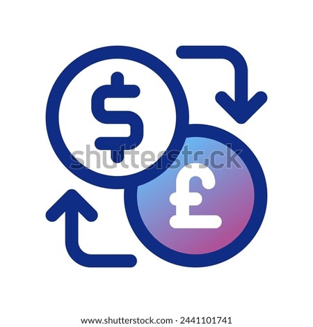 Editable currency exchange vector icon. Part of a big icon set family. Finance, business, investment, accounting. Perfect for web and app interfaces, presentations, infographics, etc
