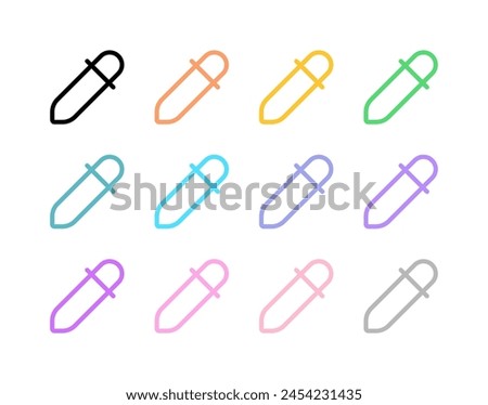 Editable eyedropper, color picker vector icon. Part of a big icon set family. Perfect for web and app interfaces, presentations, infographics, etc