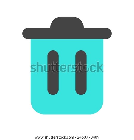 Editable vector delete trash recycle bin icon. Black, line style, transparent white background. Part of a big icon set family. Perfect for web and app interfaces, presentations, infographics, etc