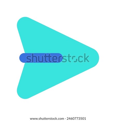 Vector send, paper plane icon. Perfect for app and web interfaces, infographics, presentations, marketing, etc.