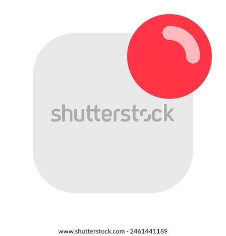 Editable vector notification icon. Black, line style, transparent white background. Part of a big icon set family. Perfect for web and app interfaces, presentations, infographics, etc