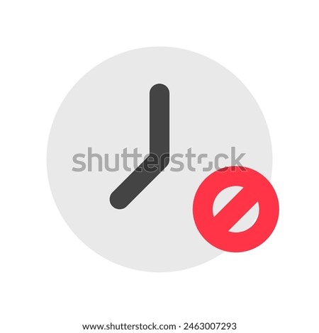 Editable countdown timer off vector icon. Part of a big icon set family. Perfect for web and app interfaces, presentations, infographics, etc