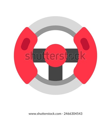 Editable steering wheel, racing game controller vector icon. Video game, game elements. Part of a big icon set family. Perfect for web and app interfaces, presentations, infographics, etc