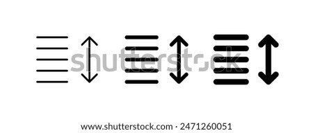 Editable sort data vector icon. Part of a big icon set family. Perfect for web and app interfaces, presentations, infographics, etc