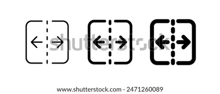 Editable unmerge table cell vector icon. Part of a big icon set family. Perfect for web and app interfaces, presentations, infographics, etc