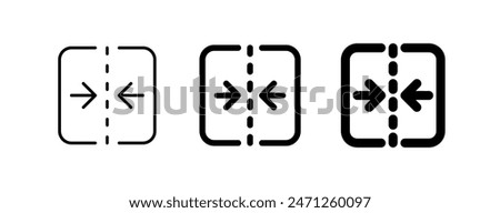 Editable merge table cell vector icon. Part of a big icon set family. Perfect for web and app interfaces, presentations, infographics, etc