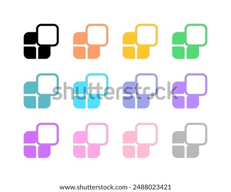 Editable vector app widget icon. Black, line style, transparent white background. Part of a big icon set family. Perfect for web and app interfaces, presentations, infographics, etc