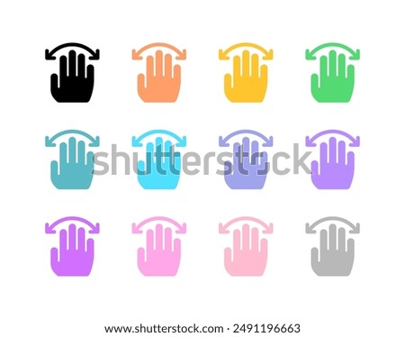 Editable hand swipe vector icon. Part of a big icon set family. Perfect for web and app interfaces, presentations, infographics, etc