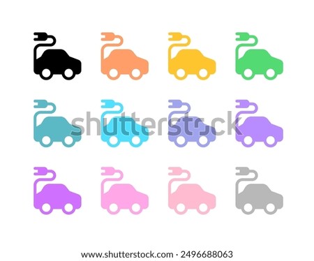 Editable electric vehicle vector icon. Environment, ecology, eco-friendly. Part of a big icon set family. Perfect for web and app interfaces, presentations, infographics, etc