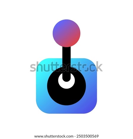 Editable joystick, arcade, game controller vector icon. Video game, game elements. Part of a big icon set family. Perfect for web and app interfaces, presentations, infographics, etc