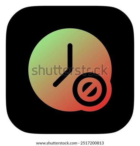 Editable countdown timer off vector icon. Part of a big icon set family. Perfect for web and app interfaces, presentations, infographics, etc