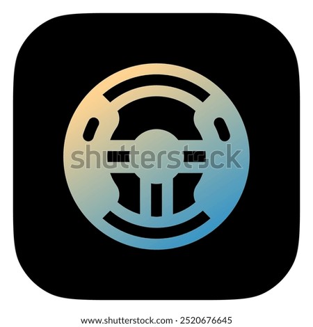 Editable steering wheel, racing game controller vector icon. Video game, game elements. Part of a big icon set family. Perfect for web and app interfaces, presentations, infographics, etc