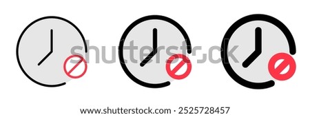 Editable countdown timer off vector icon. Part of a big icon set family. Perfect for web and app interfaces, presentations, infographics, etc