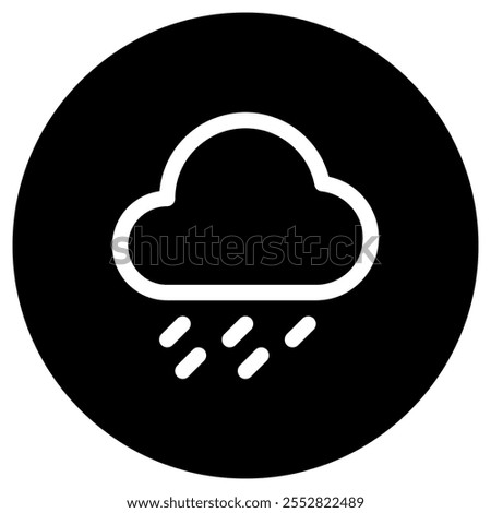 Editable heavy rainfall vector icon. Part of a big icon set family. Perfect for web and app interfaces, presentations, infographics, etc