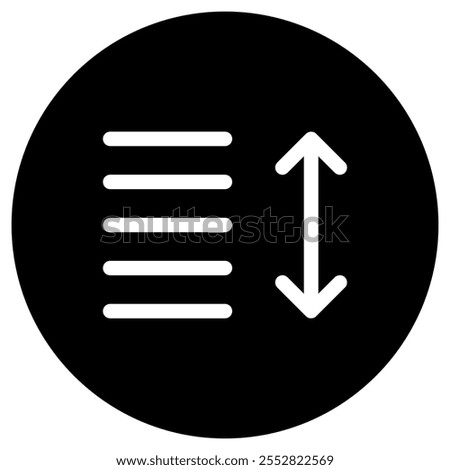 Editable sort data vector icon. Part of a big icon set family. Perfect for web and app interfaces, presentations, infographics, etc